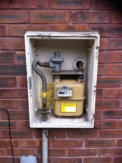 external gas and electric boxes|recessed gas meter box installation.